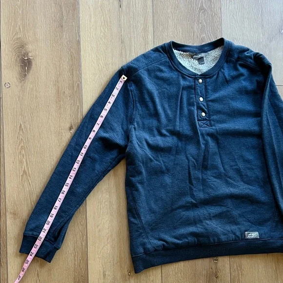 Eddie Bauer Men's large Black Henley Shirt - Picture 10 of 10